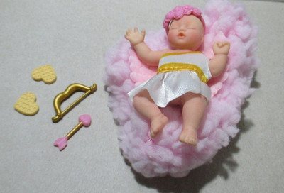 ZURU  my mini Baby Puppe  Rosa  Engel, Babypuppe mit Zubehör