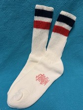VTG Socks 1980s 9-11 NOS Crew Amity Cushion Foot USA Cotton Acrylic Nylon 90's