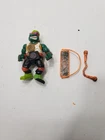 Vintage TMNT Rappin Mike Michelangelo 1991 Playmates Figure Not Complete