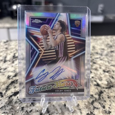 2023-24 Topps Chrome Future Stars Colby Jones Autographed Rookie Card #FSA-CJ