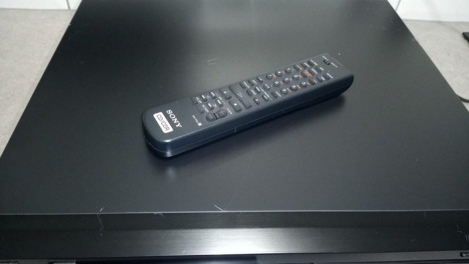 Sony RCD W100 CD Recorder With Remote Control Spares Or Repairs See ...