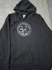 Sudadera con capucha negra Club America Soccer Club talla XL