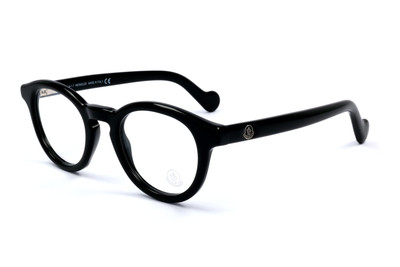 Moncler ML5002 001  BLACK 46/22/145 Unisex Eyewear Frame