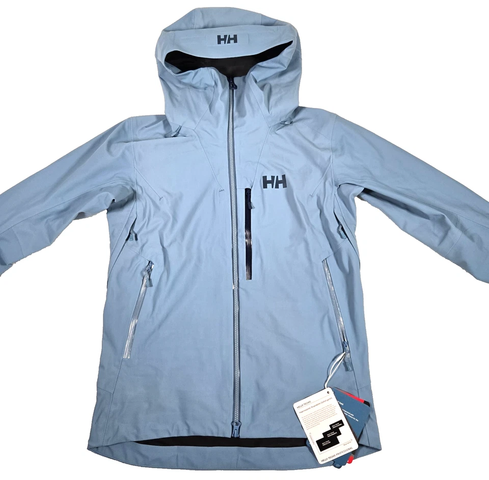 Chaqueta de esquí Helly Hansen Verglas Backcountry azul niebla talla pequeña nueva con etiquetas para hombre Foto 2 de 4