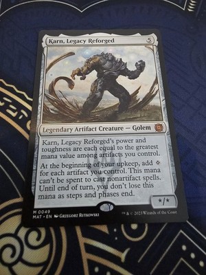 Karn, Legacy Reforged Mat M 0049 MTG
