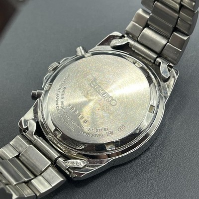【美品】SEIKO CHRONOGRAPH ／ 品番 7T92 0DJ0 Seiko Watch WIRED Chronograph Men's 7T92-0NZ0 3 Hand Date Men's