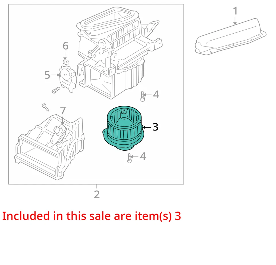Chrysler Sebring 2003 calentador aire acondicionado motor fabricante original 136 k millas - LKQ359995692 Foto 4 de 4