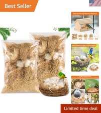 2 Pack Luxury Bird Nesting Material - Soft Blend for Hummingbirds Finches