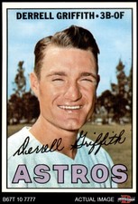 1967 Topps #502 Derrell Griffith Astros 7 - NM