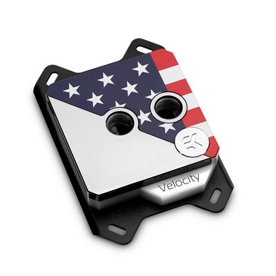 EKWB EK-Quantum Velocity Honor AMD CPU Water Block, Stars & Stripes Edition
