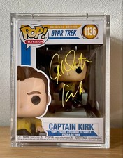 Captain Kirk Funko Pop Autographed By William Shatner