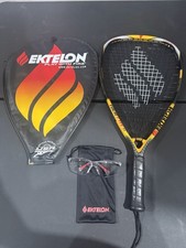 Ektelon Tour Lite Ti Power Level 1100 Racquetball Racquet W/ Cover  Glasses