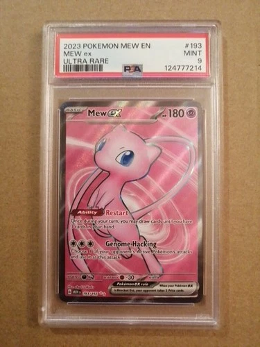 PSA 9, 2023 POKEMON SV 151 #193/165 MEW EX ULTRA RARE