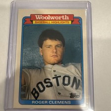 1988 Topps Woolworth Baseball Highlights - Roger Clemens #11