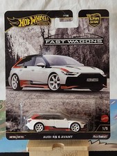 2025 Hot Wheels Premium Car Culture Fast Wagons - Audi RS6 Avant - White