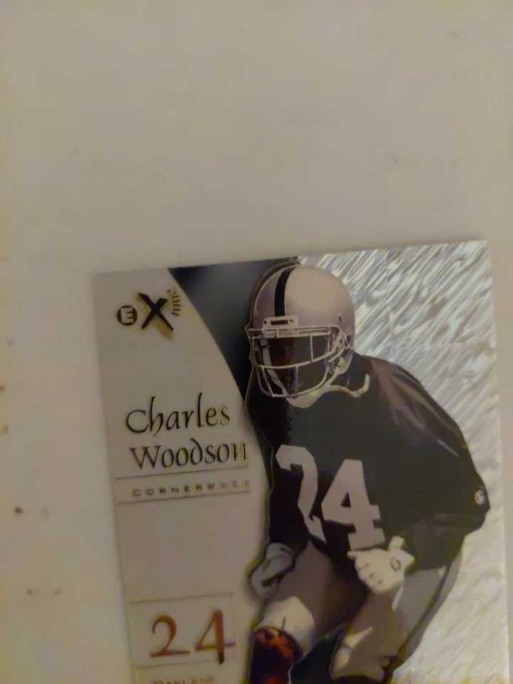 1998 EX 2001 Football Charles Woodson #58 - SD1264 - Image 3 of 4