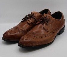 Stacy Adams Brown Leather Oxford Dress Shoes Men's Size 12W