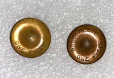 Vintage Pair Tuxedo Studs Gold Plated Cuff Links Mens Jewelry