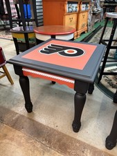 Philadelphia Flyers NHL Table Black and Orange Hockey Fan Decor
