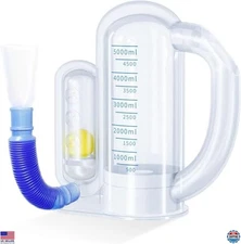 Incentive Spirometer - Advanced Breathing Trainer for Enhanced Lung Capacity