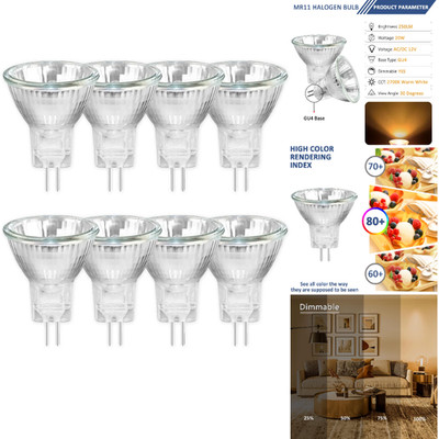 MR11 Halogenlampe 20W 12V GU4 30 Grad Dimmbar