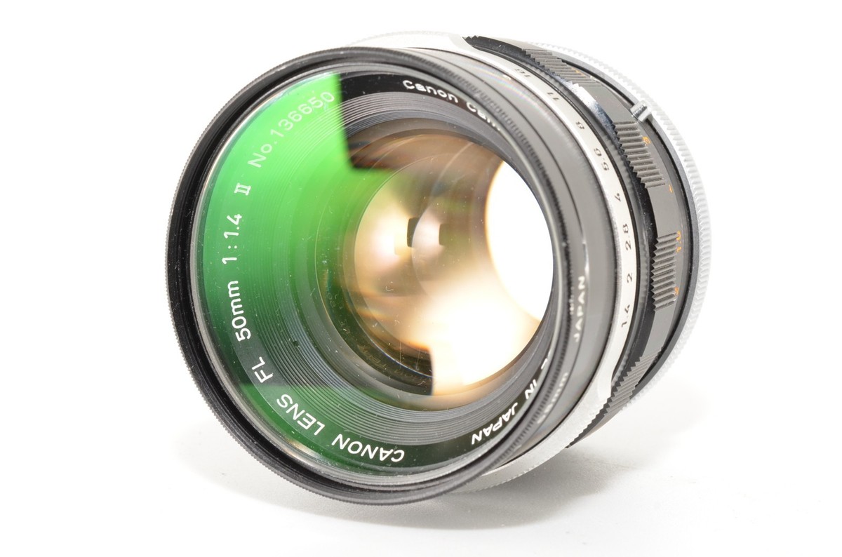 Canon FL 50mm II f/1.4 レンズ Canon FL 50mm II f1.4 MF Standard Lens For FD FL Mount Prime from