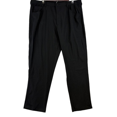 Quiksilver Pants Mens 34x30 Black Waterman Slim Fit Stretch Zip Pockets