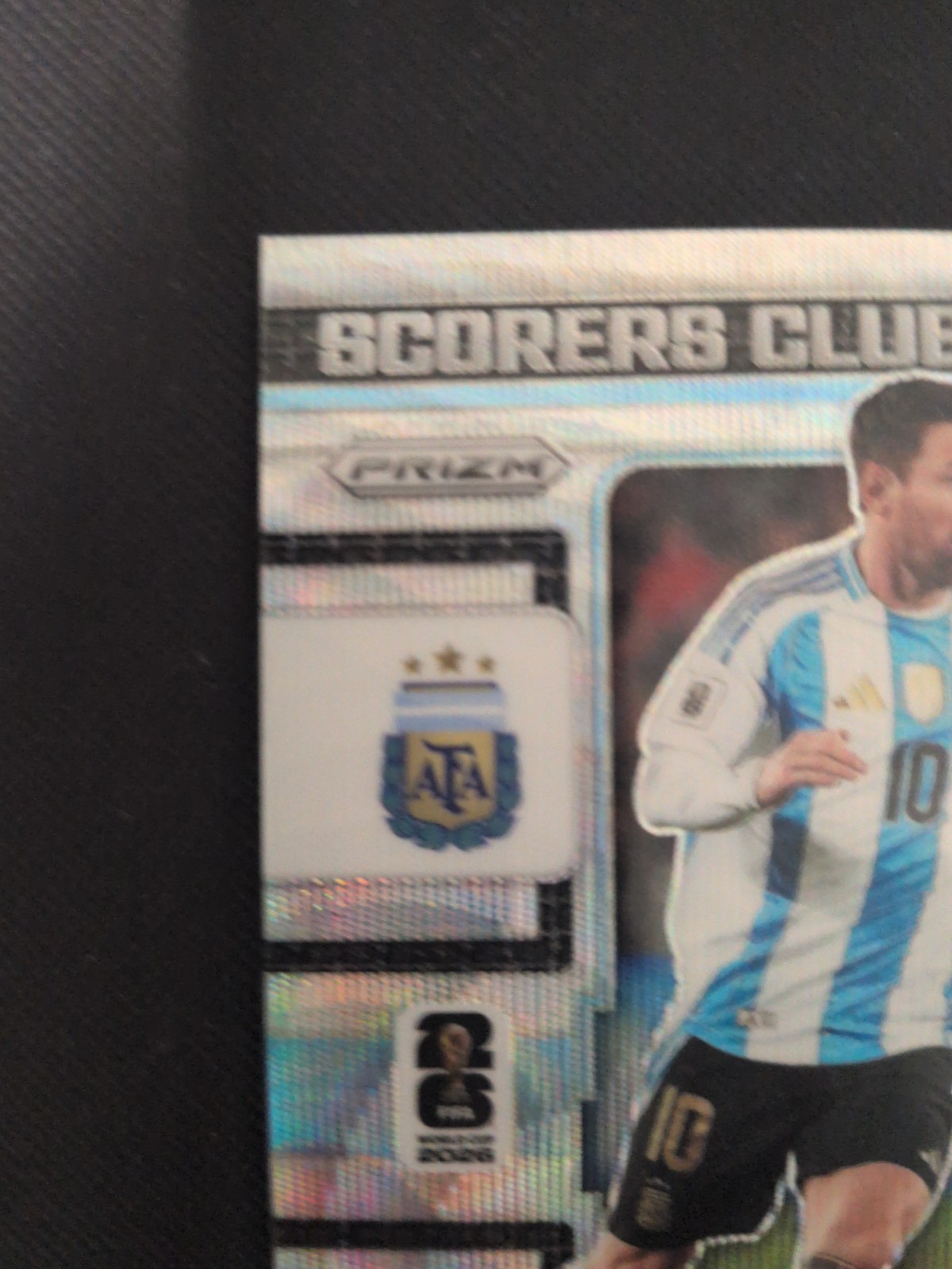 2026 Panini Prizm FIFA World Cup Scorers Club Wave Prizm Insert Lionel Messi #15 view 5