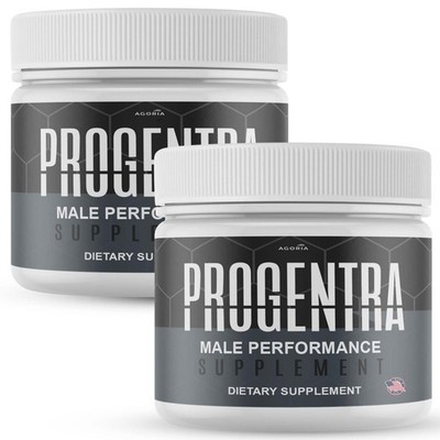 (2 Pack) Progentra Advanced Male Support Supplement Pro Gentra Powder