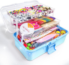 3000PCS Arts and Crafts Supplies for Kids, DIY Craft Box Kits, Craft Supplies Se
