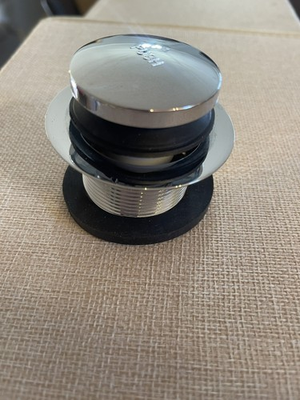 #ad Eastman Tip Toe Bath Drain Assembly Kit with Flange and Drain Washer 1 1 2 Inch $10.00