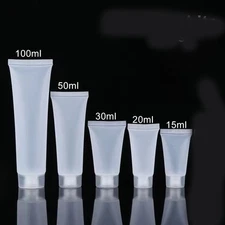 Empty Tubes Bottle Squeeze Cosmetic Containers Flip Cream Lotion Bottle