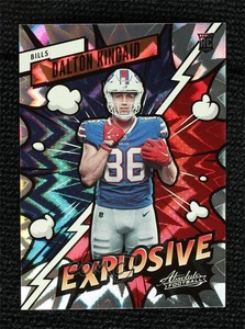 2023 Panini Absolute Explosive Dalton Kincaid #45 Rookie RC