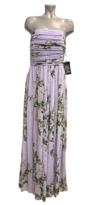 purple and white maxi dress FairOnly M368 Women's Colorblock Bridal Wedding Dress (XXL, White Purple)  at Amazon Women's Clothing store