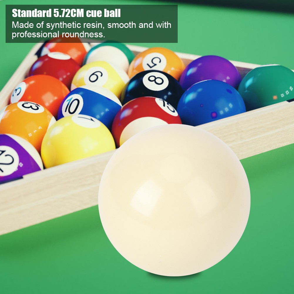 2pcs Pool Table White Billiard Balls Snooker Pool Table Training Spot|