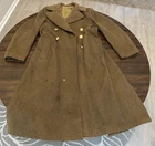 Vintage WW2 US Military Heavy Wool Winter Overcoat-See Description