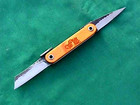 DABURU Japanese Style Bamboo Dragon Folding Pocket Knife MINT — photo 3