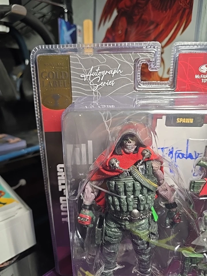 MCFARLANE TOYS CALL OF DUTY SÉRIE AUTÓGRAFO CARTÃO ASSINADO TODD MCFARLANE 2025. - Imagem 2 de 4