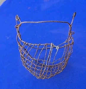 Vtg Mule Horse Wire Muzzle Nose Basket Rustic Western Décor