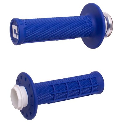 Odi Micro-X Half-Waffle V2 Lock-On Grips Blue For KTM SX-E 2 2024