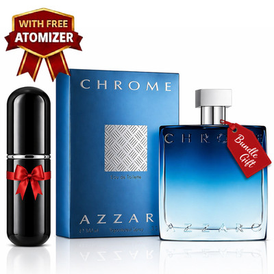 Chrome by Loris Azzaro cologne for men EDP 3.3 oz New in Box With Free Atomizer