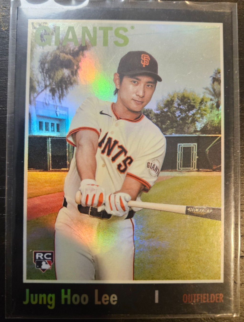 2024 Topps Archives JUNG HOO LEE BLACK Foil Parallel Card #127 Giants RC