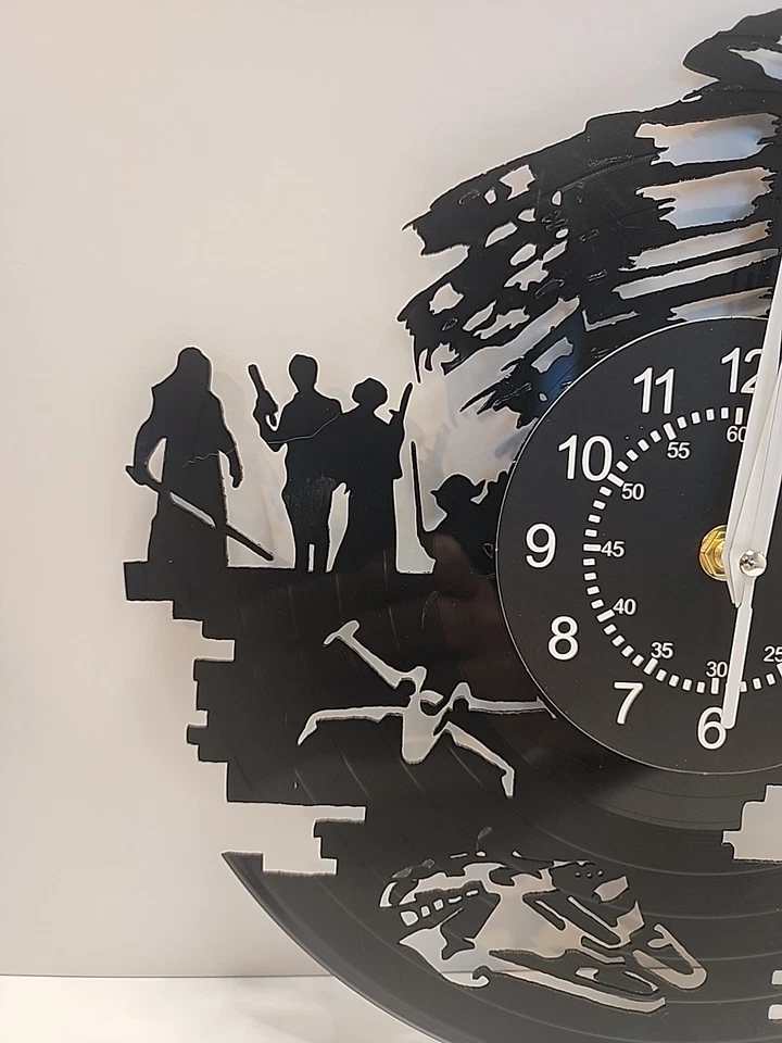 Reloj de Pared Star Wars Arte Único Disco de Vinilo Reloj de Pared Foto 4 de 4