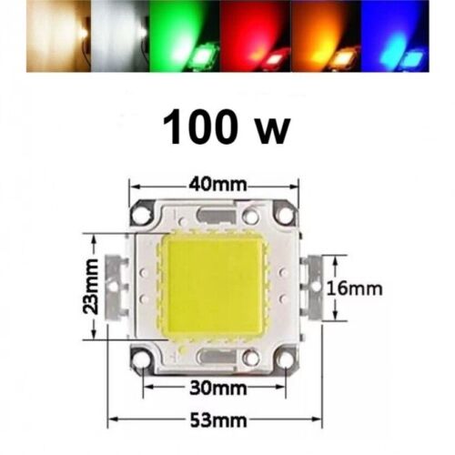 CHIP LED 10W/20W/30W/50W/100W VARI COLORI RICAMBIO FARO A LED - Imagen 6 de 6