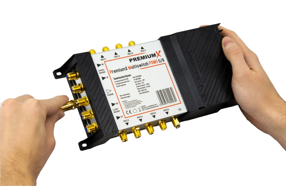 5/8 Multischalter für 8 Teilnehmer SAT Multiswitch Digitale Matrix Switch UHD 4K - Bild 3 von 4