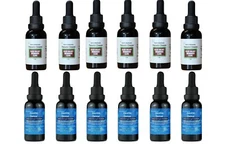 Zeolite Liquid METAL and PARASITE DETOX, 12 pack Liquified Body DETOX exp 2027