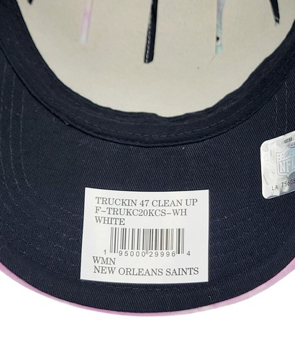 New Orleans Saints Women's '47 Truckin Tie Dye Clean Up Relaxed-Fit Hat Cap NEW - Picture 6 of 7