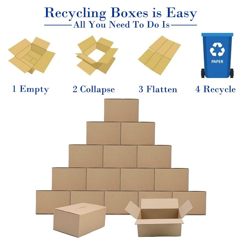 Small transport box 9x7x4, 10/20 pcs | for packaging, handling, mailing, brown - Image 4 of 4