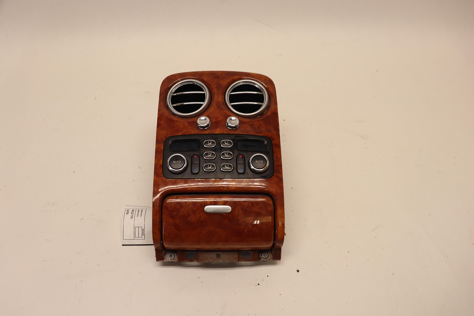 2006-2012 BENTLEY CONTINENTAL CENTER CONSOLE REAR A/C HEATER CONTROL SWITCH OEM