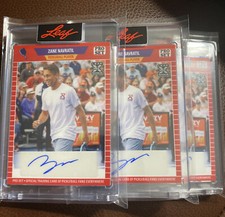 (1) 2023 LEAF PRO SET Zane Navratil RC AUTO /500 Pickleball AUTOGRAPH QNTY AVAIL